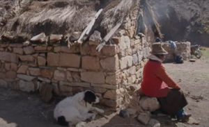 mujer necesitada viviendo sola